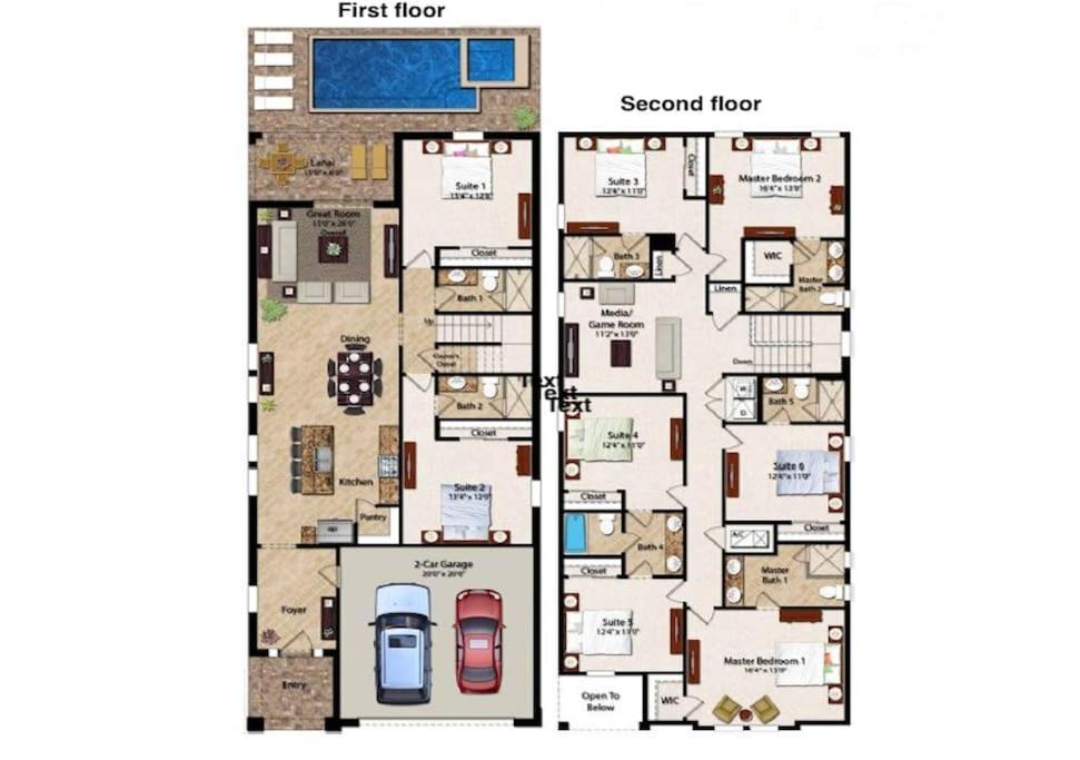 491-Luxury Villa W Pool &Spa أورلاندو المظهر الخارجي الصورة